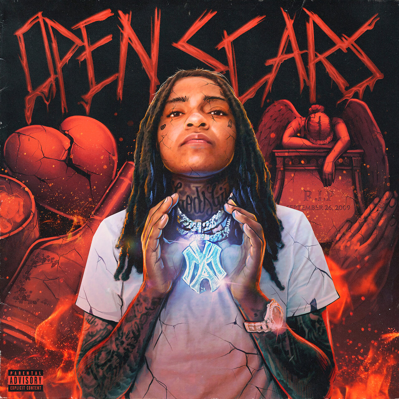 Young M.A - Open Scars (Cover)